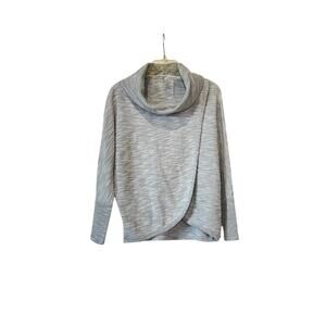 Calvin Klein Women's Cowl Neck Tulip Wrap Pullover Sweater Size Small